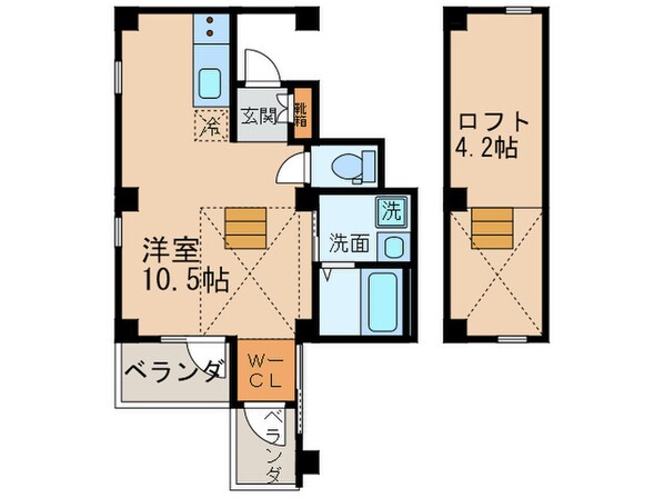 AZUR　JOSAIの物件間取画像